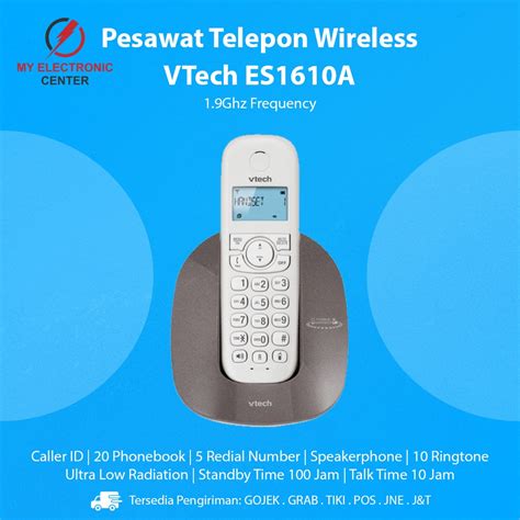 Jual Telepon Wireless Cordless Vtech Es1610a Telephone Rumah Kantor