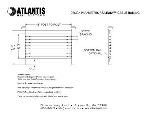 Cable Railing Template