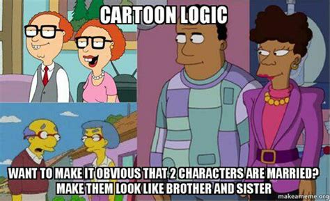 Cartoon Logic That Makes No Sense Married Couples Are Like Siblings