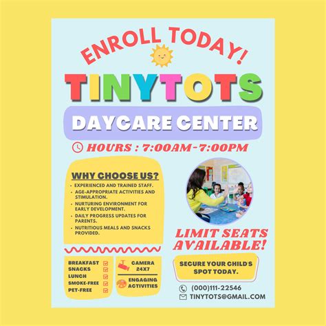 Daycare Flyers Examples