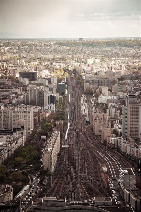 Montparnasse Train Station Paris France Stock Photo Image Of Spring