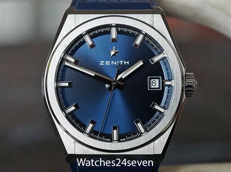 Zenith Defy Classic Titanium Sport Watch Blue 41mm On Hold Watches 24