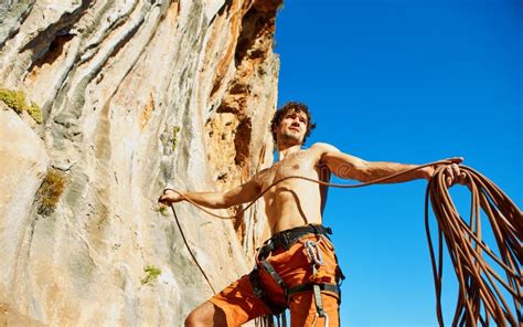 Climber With The Rope Stock Image Image Of Effort High 66185025