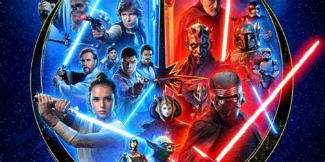 Star Wars Skywalker Saga Official Poster Unites All Three Trilogies