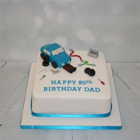 80th birthday cake for her him ideas men woman from cake. 80th birthday Mechanic cake