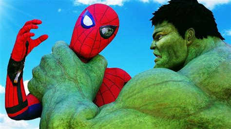 Big Hulk Vs Spiderman Epic Battle Gta V Mangox Gaming Epic