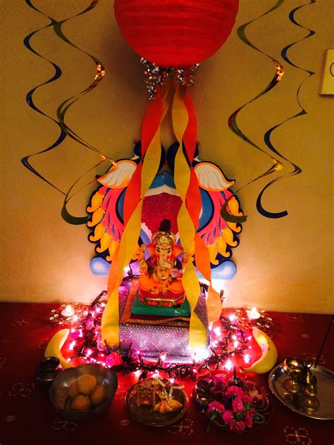 Ganesh Chaturthi 2015 Decoration For Ganpati Goddess Decor Ganapati