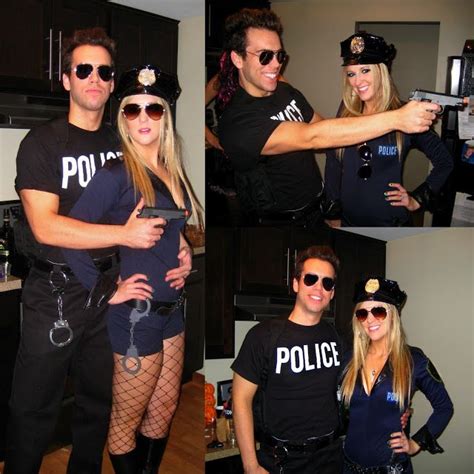 Cop Halloween Costume For Couple Police Couple Halloween Costumes