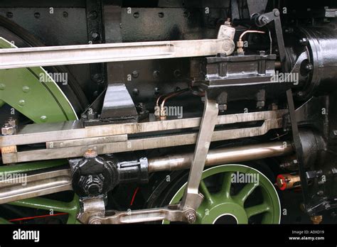 Steam Locomotive Valve Gear Stock Photo Alamy