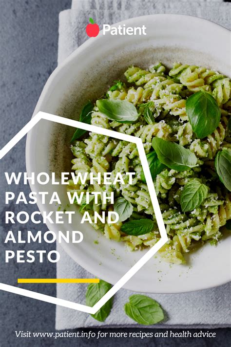 Toss 3 cups of your favorite cooked, chilled pasta with a tablespoon of olive oil, and then add one of the fresh, summery combos from the following slides. Wholewheat pasta with rocket and almond pesto | Recipe ...
