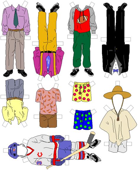 My Delicious Ambiguity Free Printable Paper Dolls For Boys Paper
