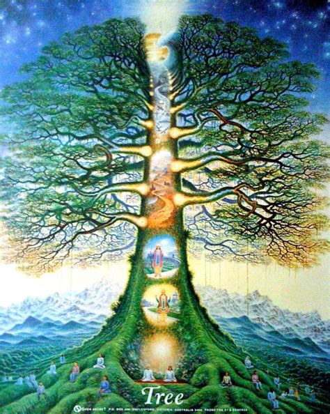 The Tree Of Life Is Depicted In This Painting