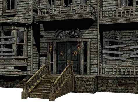 Haunted House 02 Png Stock By Roy3d On Deviantart