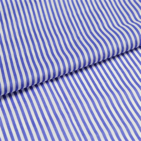 100 Cotton Fabric Blue And White Stripe Print Striped Design 100g