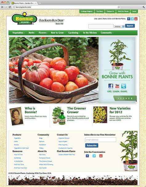 Bonnie Plants Launches New Website Greenhouse Grower