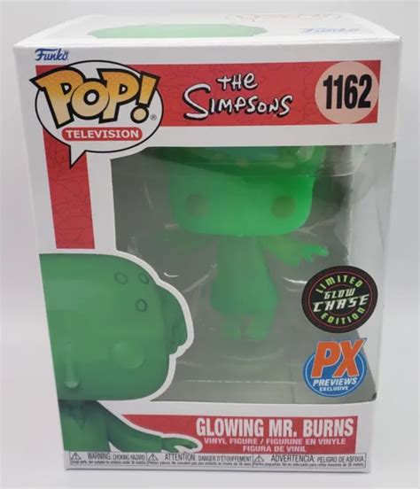 Funko Pop The Simpsons Glowing Mr Burns 1162 Chase Px Exclusive With
