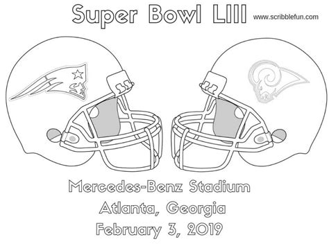 Super Bowl Coloring Sheets Coloring Pages