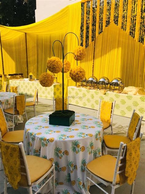 Find a wedding stage decoration on gumtree, the #1 site for other wedding services classifieds ads in the uk. Photo From Haldi Decoration - By Vibes of Luxury Events ...