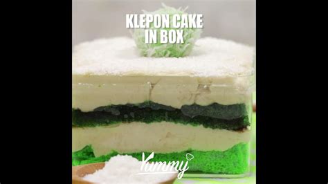 Resep Klepon Cake In Box Youtube