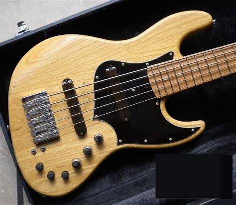 Clean Xotic Xj 1t 5st Natural 5 String Bass Roasted Neck Active