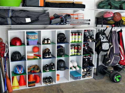 15 Sports Equipment Storage Ideas For Active Families