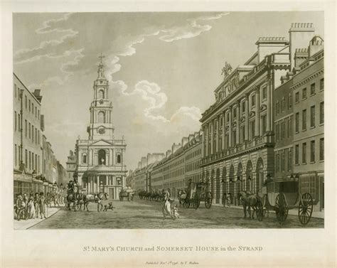 St Marys Church And Somerset House In The Strand Works Of Art Ra