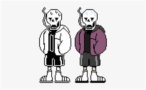 Swapfell Papyrus By Underfell Sans Colored Sprite Free Transparent