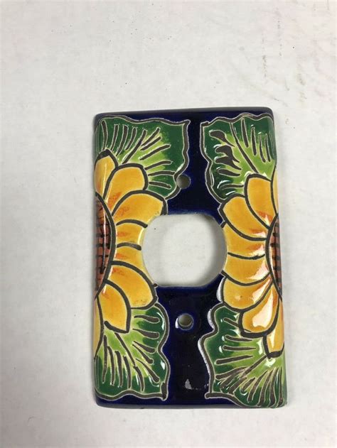 This week i show you how you can make your home a little smarter by upgrading your switches to new smart devices you can control from your phone, tablet, or. TALAVERA MEXICAN POTTERY Light switch cover wall plate 3 ...