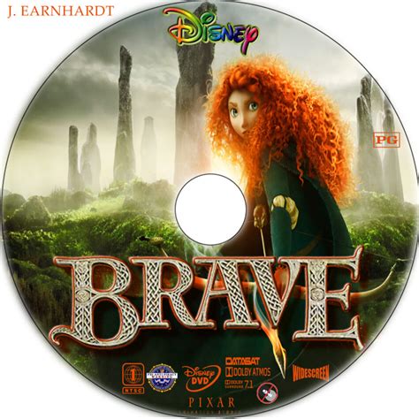 Brave Dvd Label 2012 R1 Custom Art
