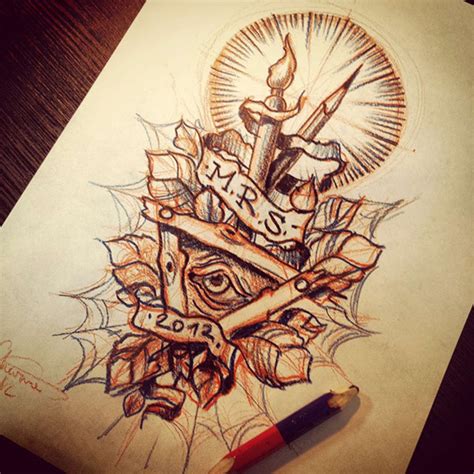 Amazing Tattoo Drawings In Pencil