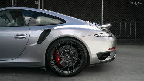 Reworked Front Of Silver Porsche 911 With The Custom Bumper —