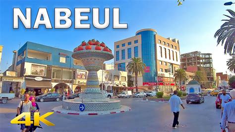 Nabeulنابل Coastal City Walking Tour In Tunisia 4k Hd 60fps 🇹🇳 Youtube