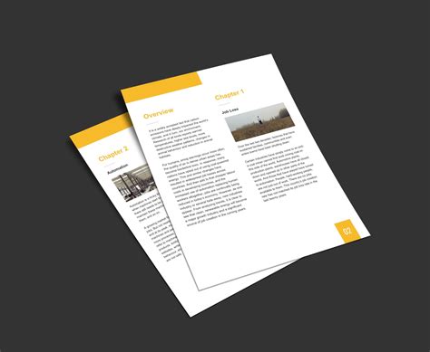 Feb 22, 2018 · to give the book a title page on the front cover and an author page on the back cover, i created a printable template. 20+ Page-Turning White Paper Examples [Design Guide ...