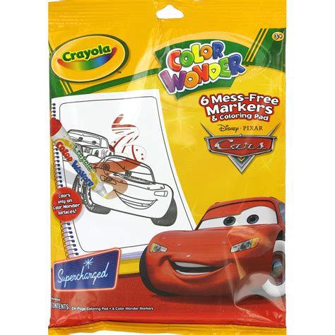 Crayola Color Wonder Coloring Book with Markers in Cars Design | Shop
