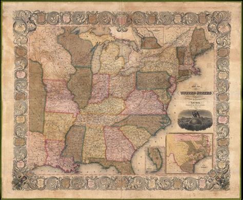 Map Of The United States From The Best Authorities Geographicus Rare