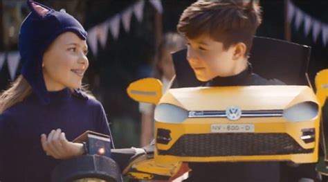 Volkswagen Golf Boy In Transformer Costume Commercial Song