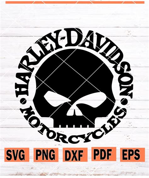 Harley Davidson Svg Vector Cut Files Harley Davidson Logo Svg Png Dxf Eps For Cricut