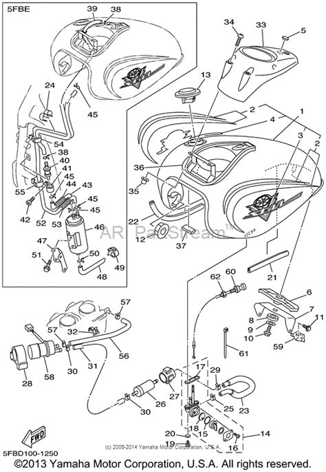 Yamaha V Star 1100 Parts Diagram