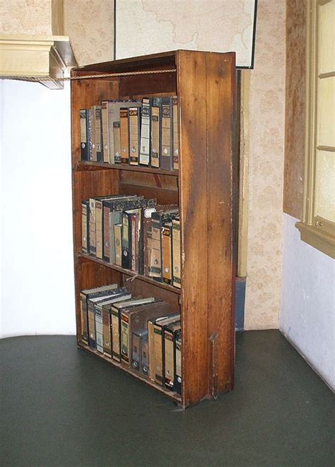 Replica Of The Bookcase That Hid The Door To The Secret Annex Where The