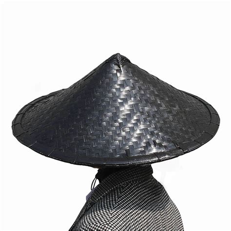 Mua Sunnyhill Black Bamboo Hat Samurai Hat Cosplay Japanese Hat Volcano