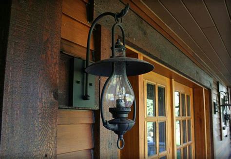 Outside Light Love Cabin Lighting Rustic Outdoor Lighting Porch