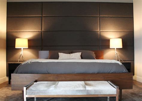 Check spelling or type a new query. Modern Master Bedroom with Fabric Panels on the Walls and ...