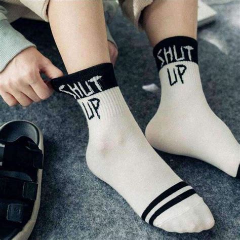 Shut Up Socks Cosmique Studio Aesthetic Clothing