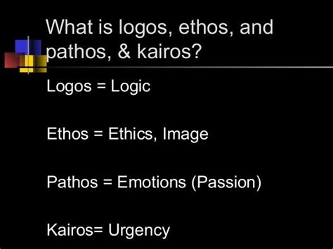 Ethos Pathos Logos And Kairos Definitions Meetmeamikes