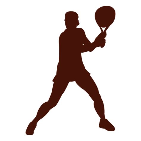 Tennis Player Playing Silhouette Transparent Png And Svg Vector File