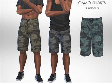 The Sims Resource Camo Shorts