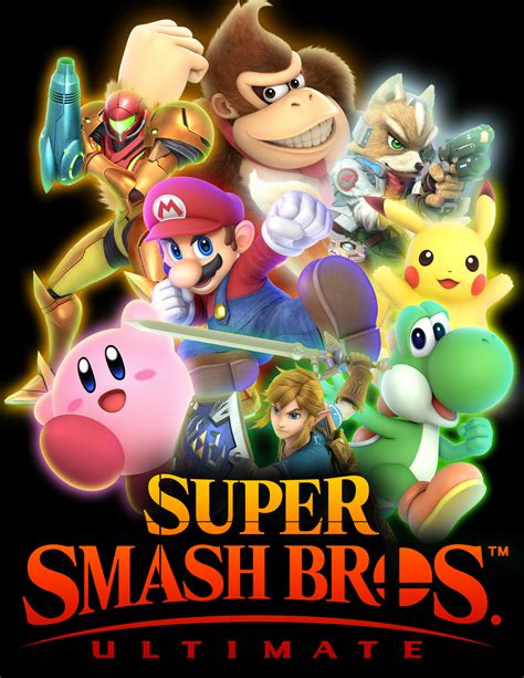 Created a Ultimate Poster based off of the N64 Poster. : smashbros