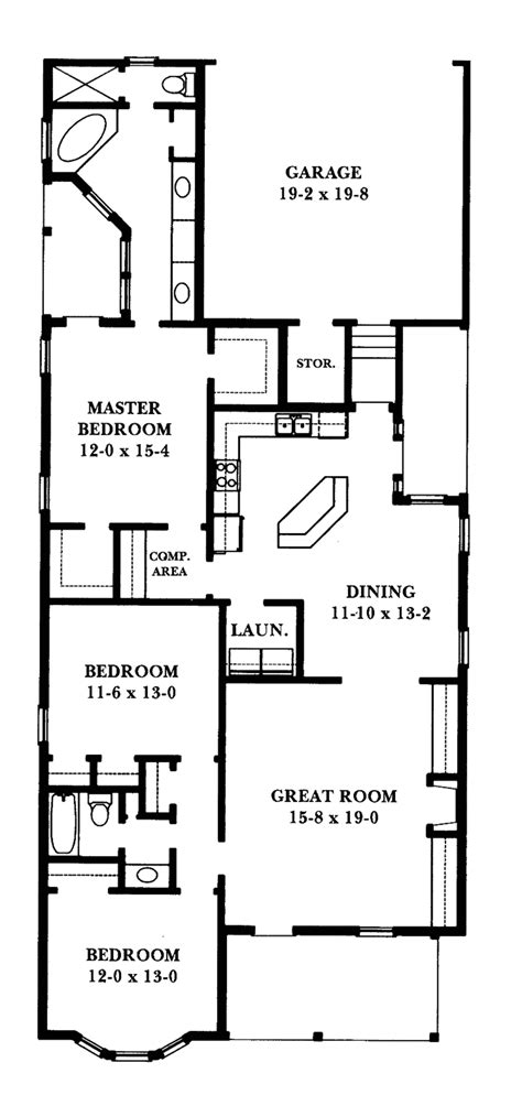 Victorian Style House Plan 3 Beds 2 Baths 1666 Sqft