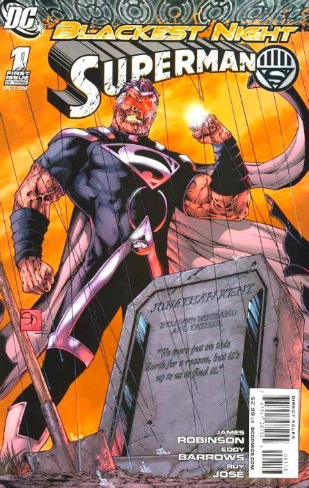 Blackest Night Superman 3 Dc Comics