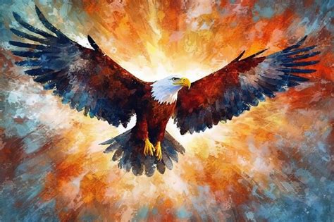 Premium Ai Image Majestic Bald Eagle For American Independence Th Fourth July Usa